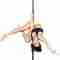 classicpole sportliche Taenzerin an der Stange